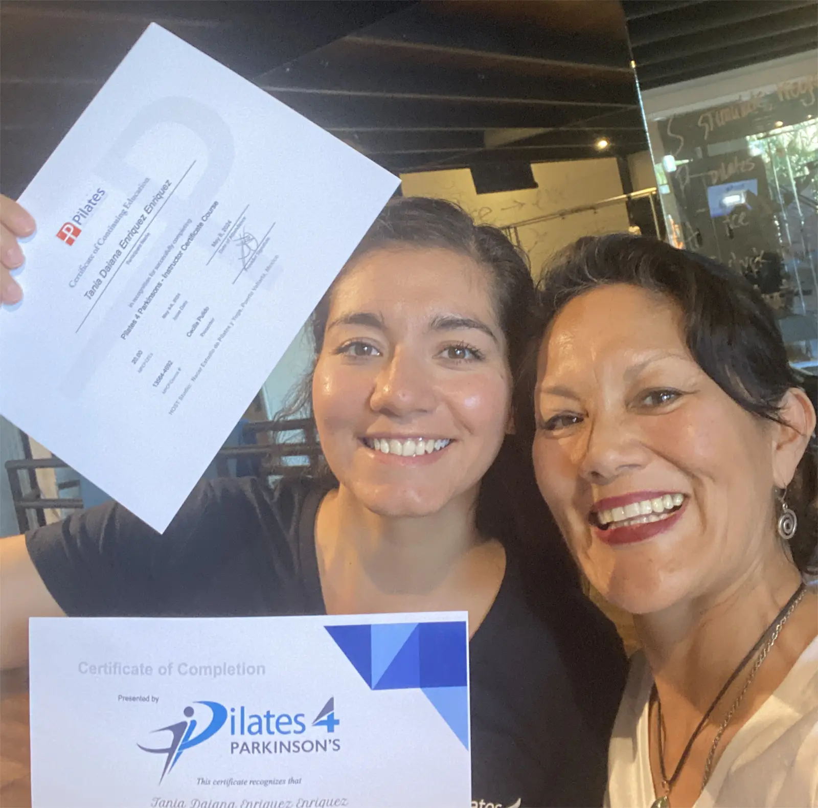 Pilates 4 Parkinson's certified Pilates teacher with Cecilia Pulido
