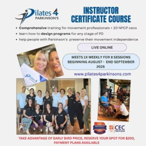 Pilates 4 Parkinson's - Instructor Certification Course